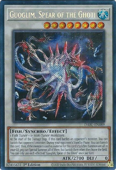 Guoglim, Spear of the Ghoti [DABL-EN089] Secret Rare | Galactic Gamez