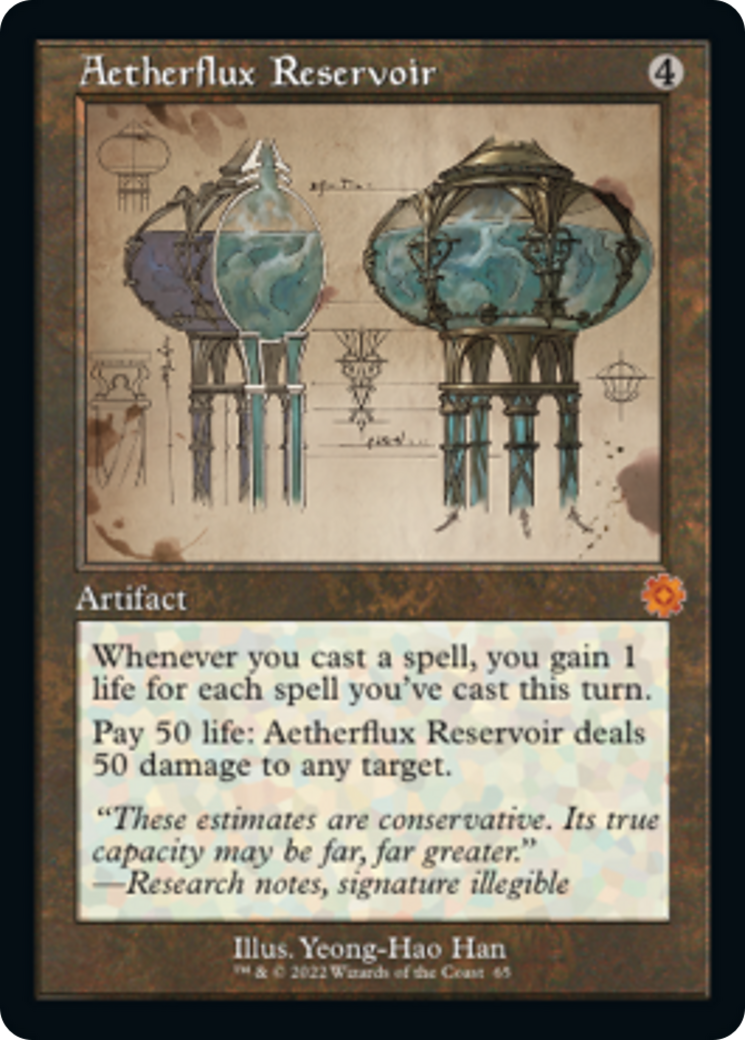 Aetherflux Reservoir (Retro Schematic) [The Brothers' War Retro Artifacts] | Galactic Gamez