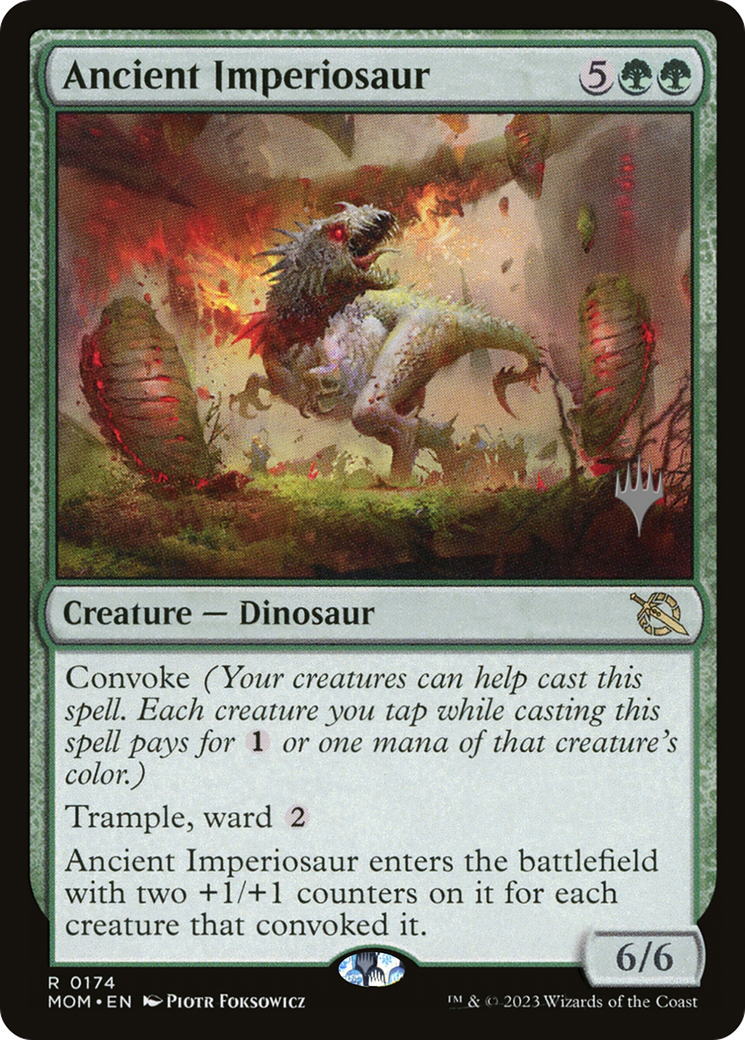Ancient Imperiosaur (Promo Pack) [March of the Machine Promos] | Galactic Gamez