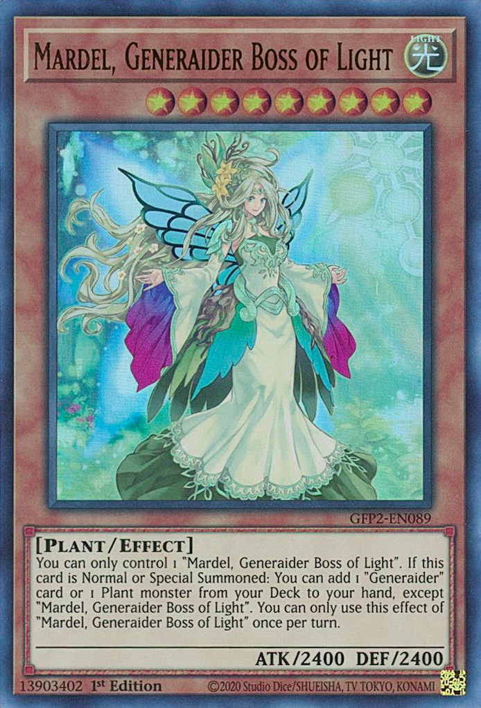 Mardel, Generaider Boss of Light [GFP2-EN089] Ultra Rare | Galactic Gamez