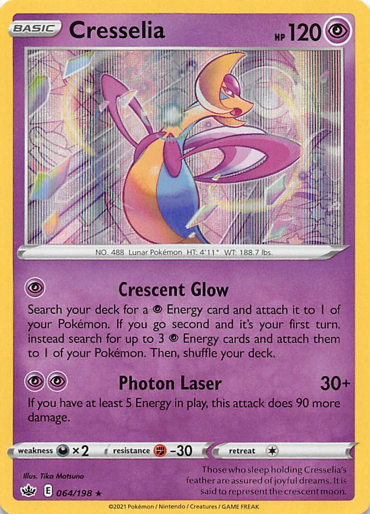 Cresselia (064/198) [Sword & Shield: Chilling Reign] | Galactic Gamez