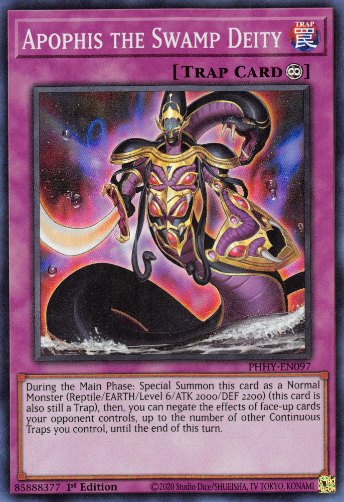 Apophis the Swamp Deity [PHHY-EN097] Super Rare | Galactic Gamez