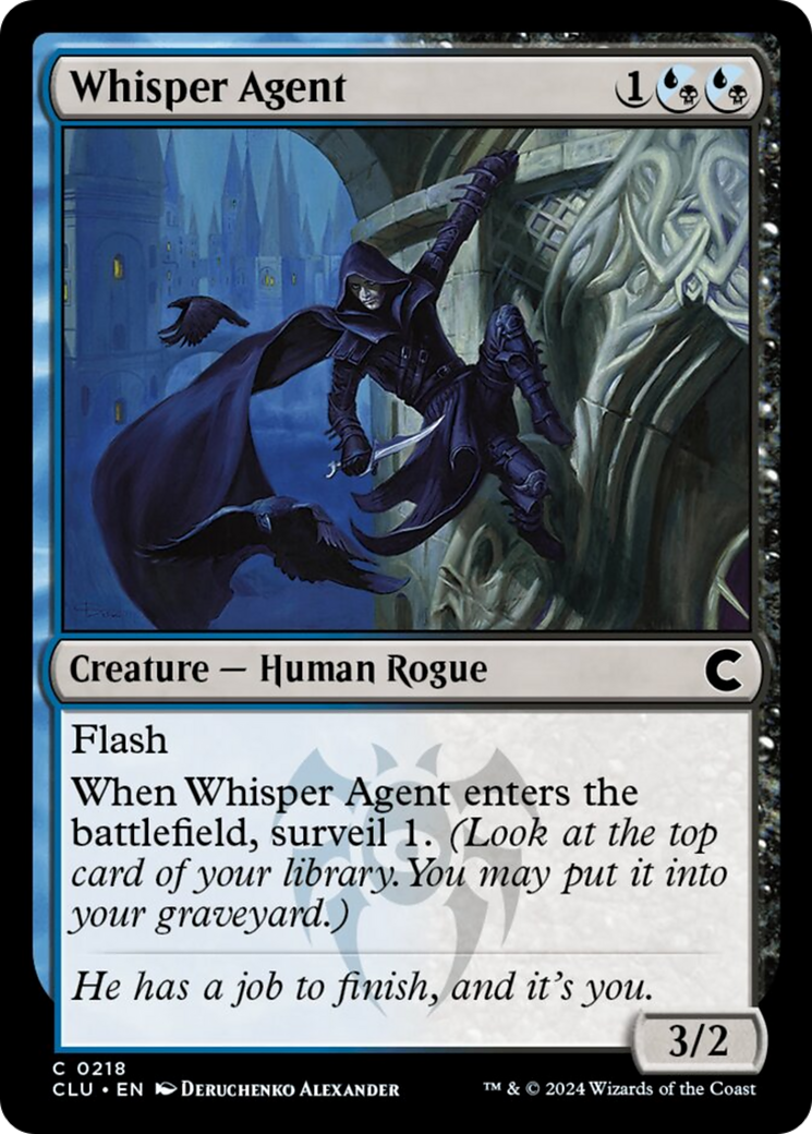 Whisper Agent [Ravnica: Clue Edition] | Galactic Gamez