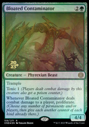Bloated Contaminator [Phyrexia: All Will Be One Prerelease Promos] | Galactic Gamez