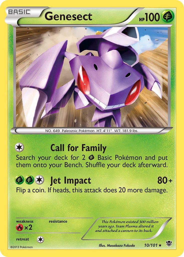 Genesect (10/101) (Theme Deck Exclusive) [Black & White: Plasma Blast] | Galactic Gamez