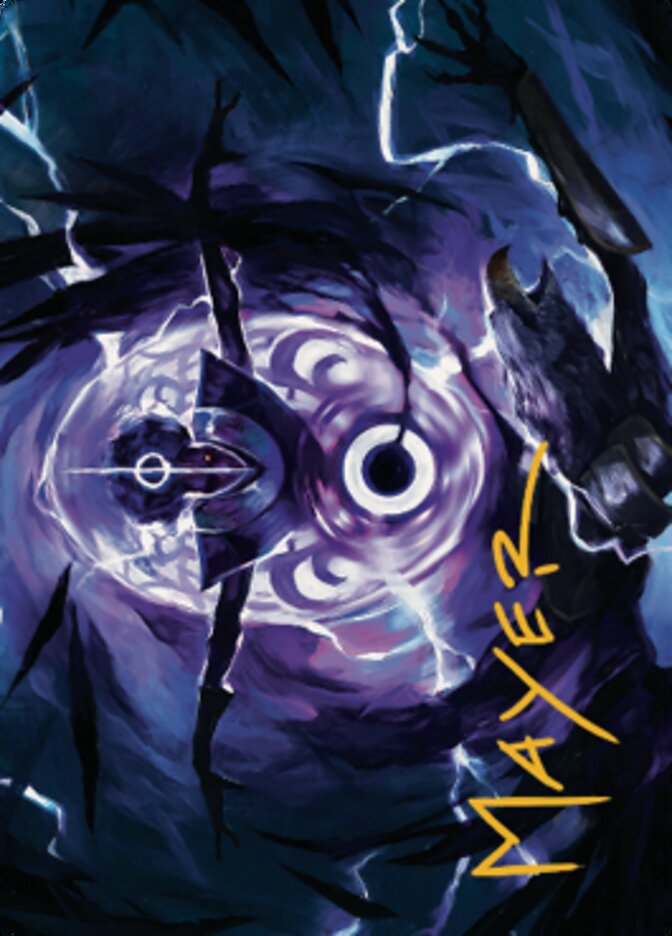 Rona's Vortex Art Card (Gold-Stamped Signature) [Dominaria United Art Series] | Galactic Gamez