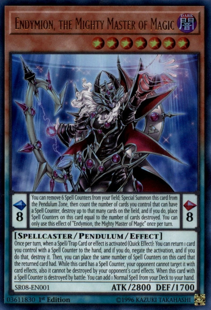 Endymion, the Mighty Master of Magic [SR08-EN001] Ultra Rare | Galactic Gamez