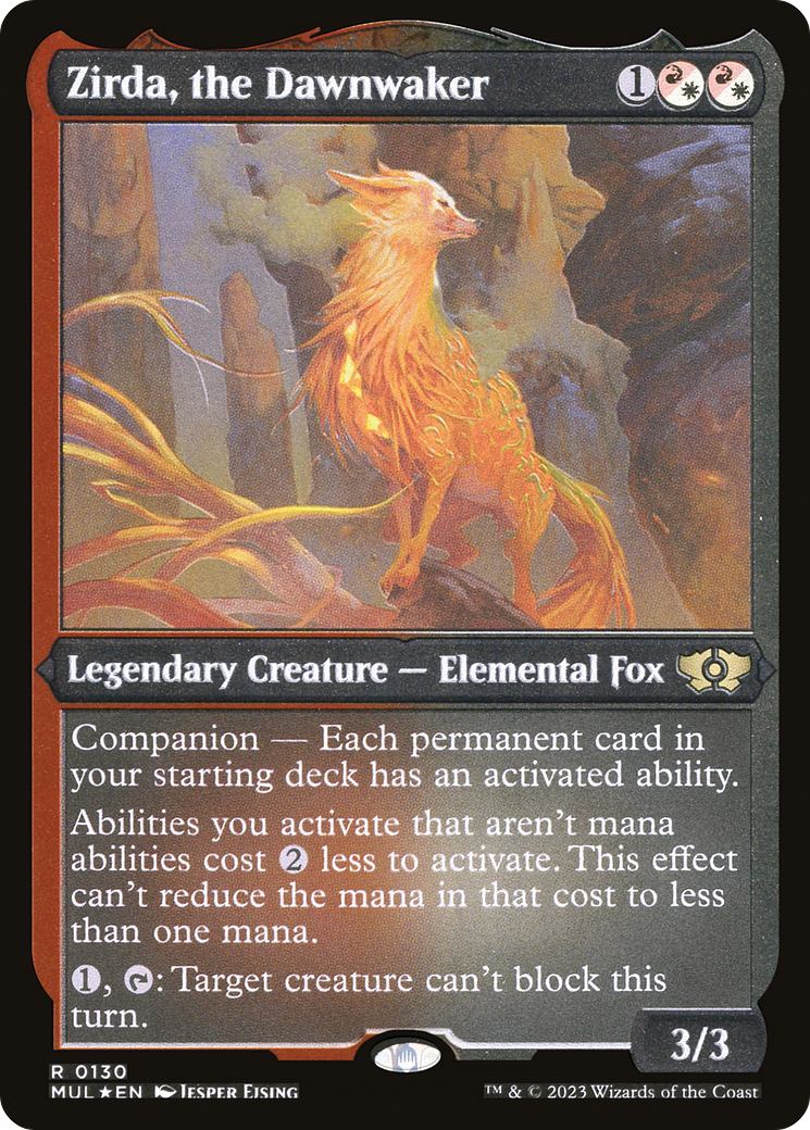 Zirda, the Dawnwaker (Foil Etched) [Multiverse Legends] | Galactic Gamez