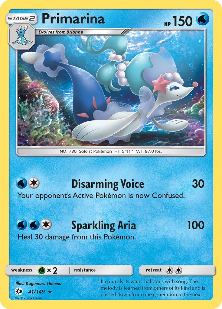 Primarina (41/149) [Sun & Moon: Base Set] | Galactic Gamez