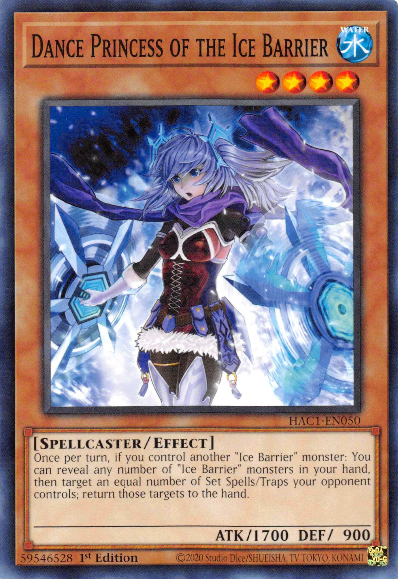 Dance Princess of the Ice Barrier [HAC1-EN050] Common | Galactic Gamez