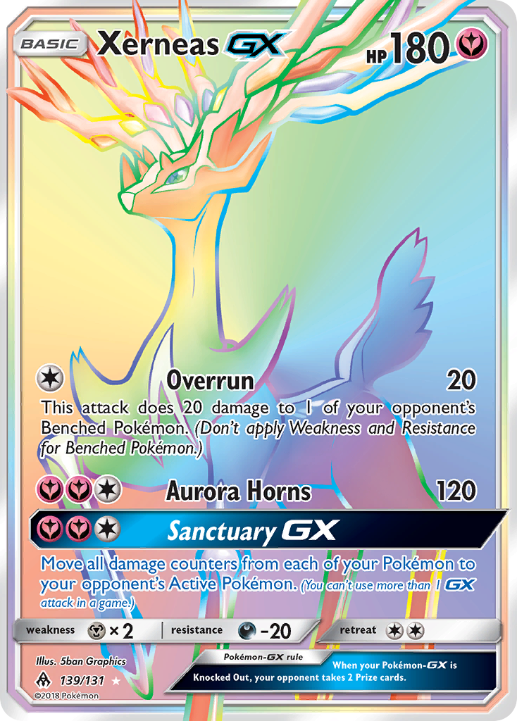 Xerneas GX (139/131) [Sun & Moon: Forbidden Light] | Galactic Gamez