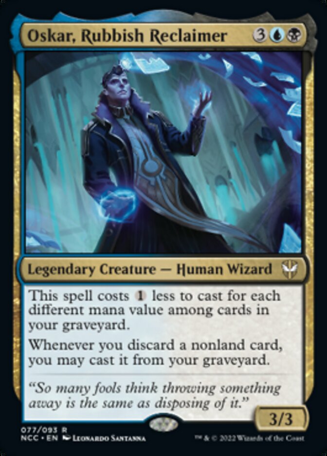 Oskar, Rubbish Reclaimer [Streets of New Capenna Commander] | Galactic Gamez