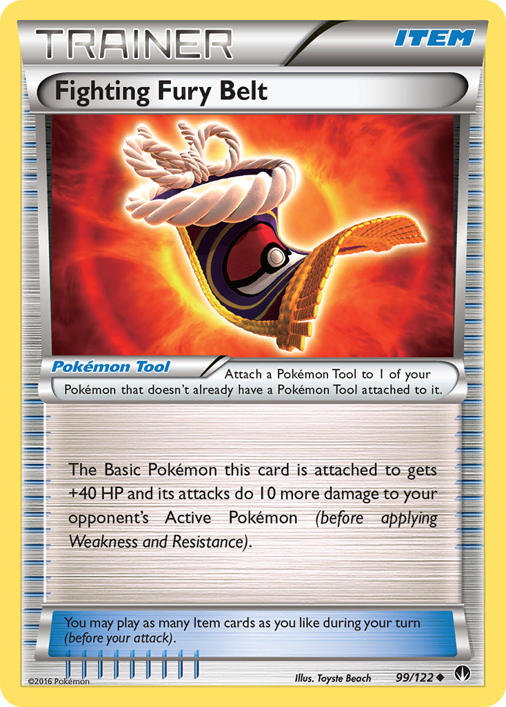 Fighting Fury Belt (99/122) [XY: BREAKpoint] | Galactic Gamez