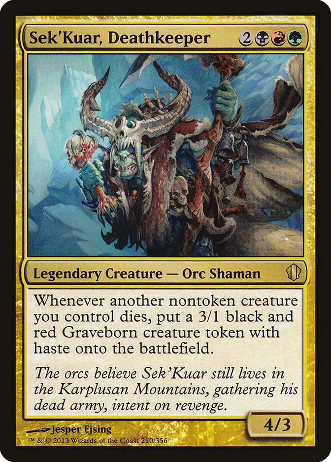 Sek'Kuar, Deathkeeper [Commander 2013] | Galactic Gamez