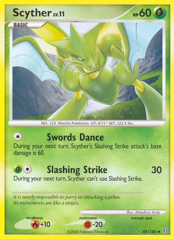 Scyther (49/100) [Diamond & Pearl: Stormfront] | Galactic Gamez