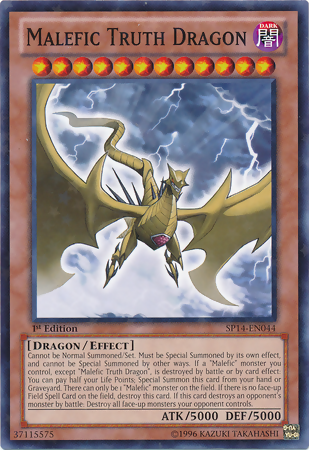 Malefic Truth Dragon [SP14-EN044] Starfoil Rare | Galactic Gamez