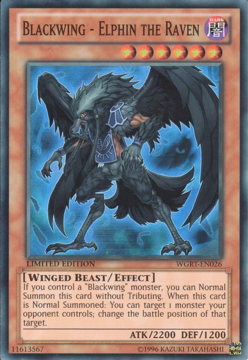 Blackwing - Elphin the Raven [WGRT-EN026] Super Rare | Galactic Gamez