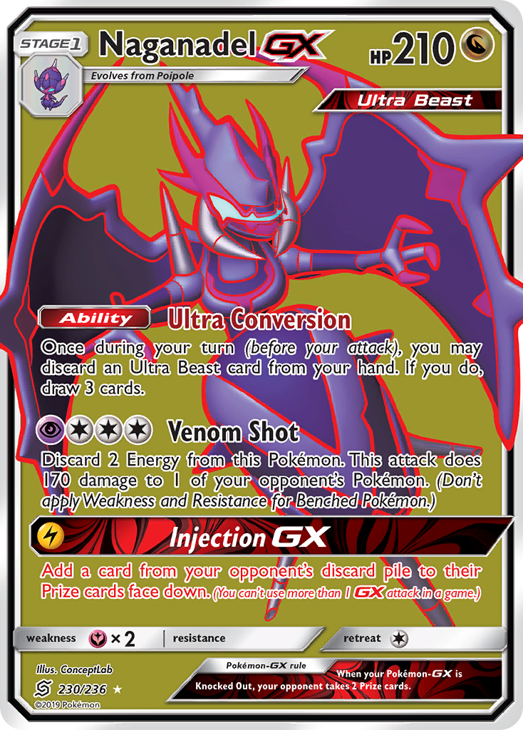 Naganadel GX (230/236) [Sun & Moon: Unified Minds] | Galactic Gamez