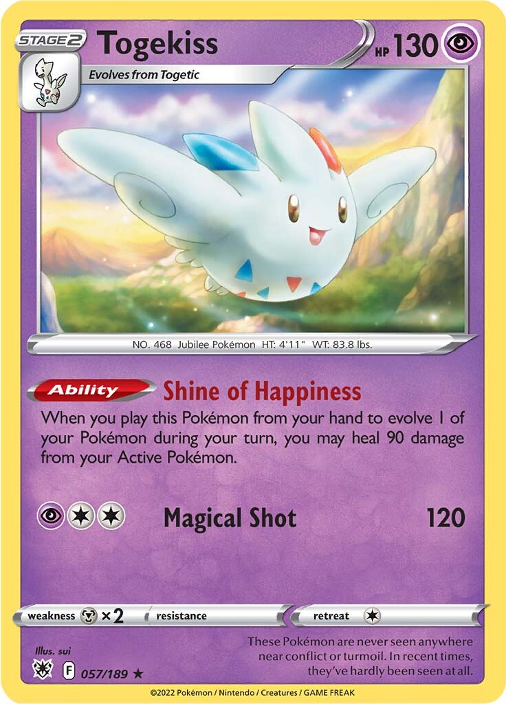 Togekiss (057/189) [Sword & Shield: Astral Radiance] | Galactic Gamez