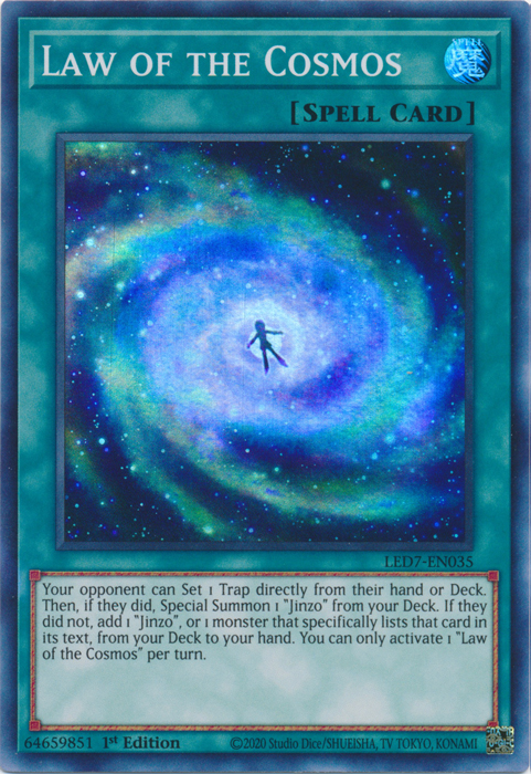 Law of the Cosmos [LED7-EN035] Super Rare | Galactic Gamez