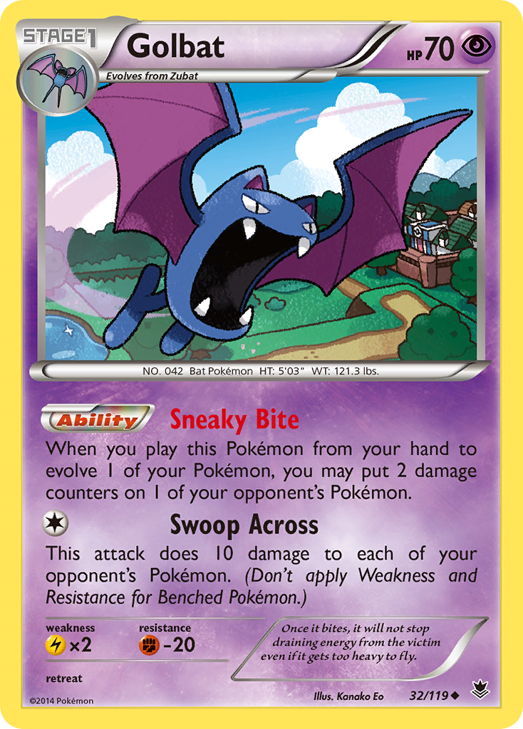 Golbat (32/119) [XY: Phantom Forces] | Galactic Gamez