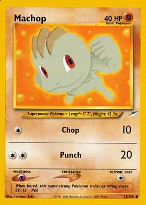 Machop (73/105) [Neo Destiny Unlimited] | Galactic Gamez