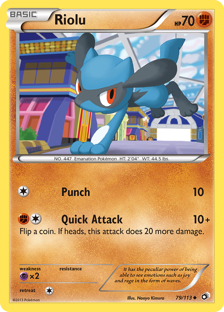 Riolu (79/113) [Black & White: Legendary Treasures] | Galactic Gamez