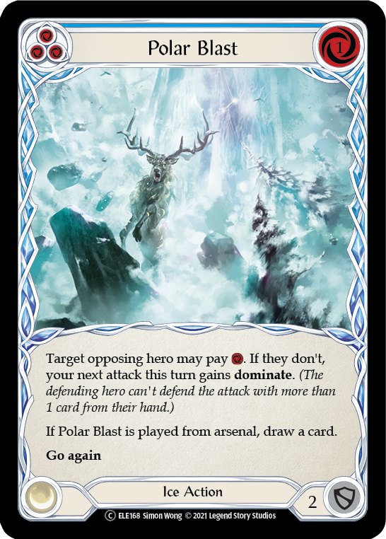Polar Blast (Blue) [U-ELE168] Unlimited Normal | Galactic Gamez