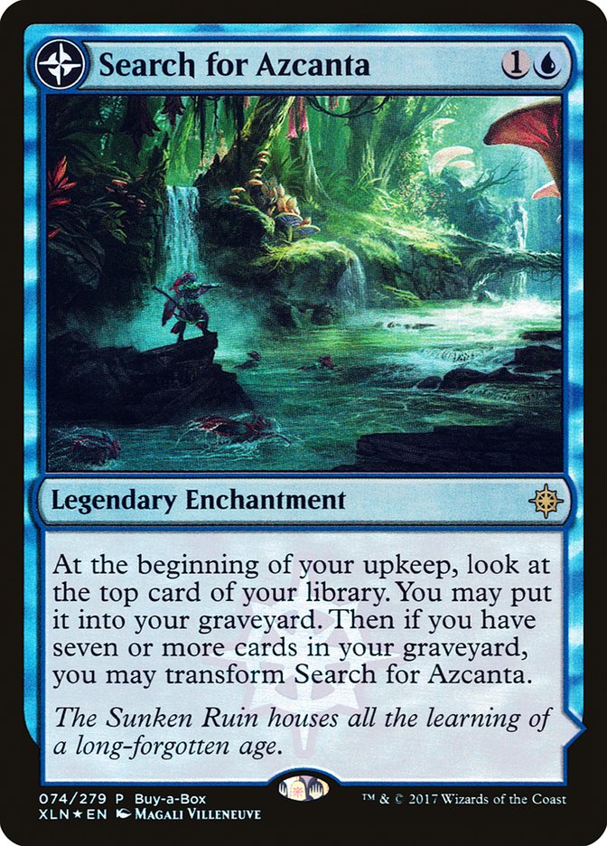 Search for Azcanta // Azcanta, the Sunken Ruin (Buy-A-Box) [Ixalan Treasure Chest] | Galactic Gamez