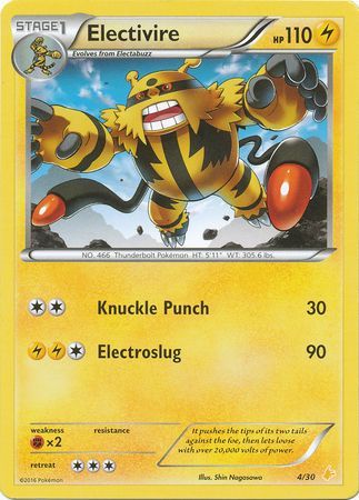 Electivire (4/30) [XY: Trainer Kit 3 - Pikachu Libre] | Galactic Gamez