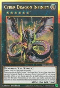 Cyber Dragon Infinity [MAGO-EN033] Gold Rare | Galactic Gamez