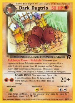 Dark Dugtrio (23/82) [Team Rocket Unlimited] | Galactic Gamez