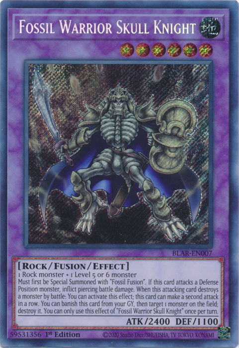 Fossil Warrior Skull Knight [BLAR-EN007] Secret Rare | Galactic Gamez