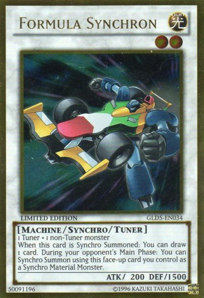 Formula Synchron [GLD5-EN034] Gold Rare | Galactic Gamez