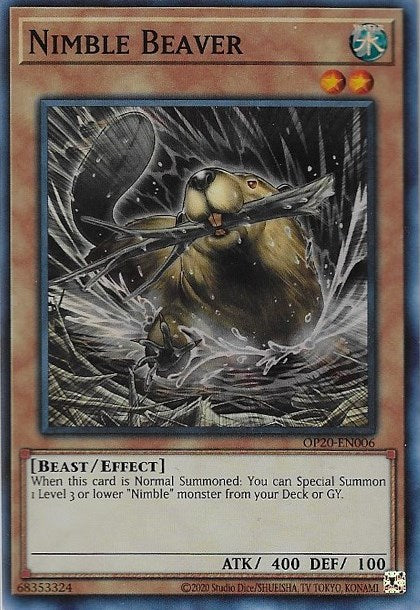 Nimble Beaver [OP20-EN006] Super Rare | Galactic Gamez