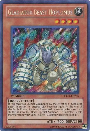 Gladiator Beast Hoplomus [LCGX-EN239] Secret Rare | Galactic Gamez