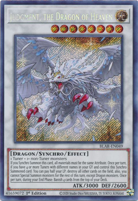 Judgment, the Dragon of Heaven [BLAR-EN049] Secret Rare | Galactic Gamez