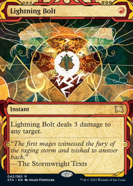 Lightning Bolt (Etched Foil) [Strixhaven Mystical Archive] | Galactic Gamez