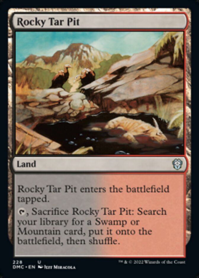 Rocky Tar Pit [Dominaria United Commander] | Galactic Gamez