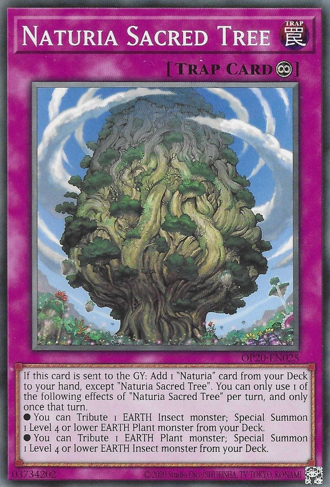 Naturia Sacred Tree [OP20-EN025] Common | Galactic Gamez