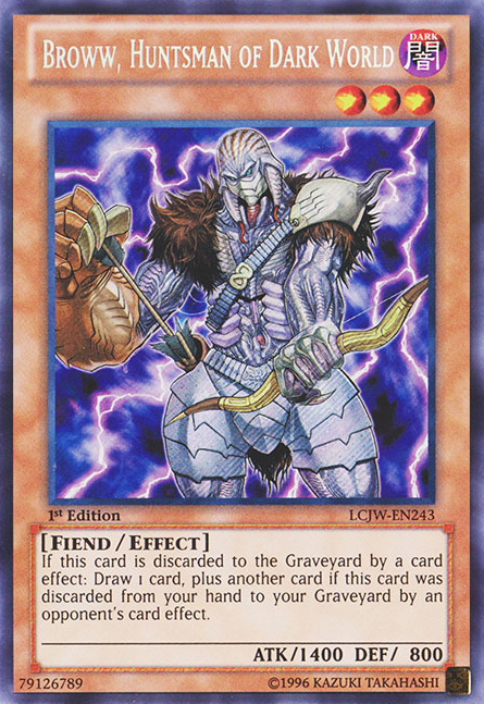 Broww, Huntsman of Dark World [LCJW-EN243] Secret Rare | Galactic Gamez