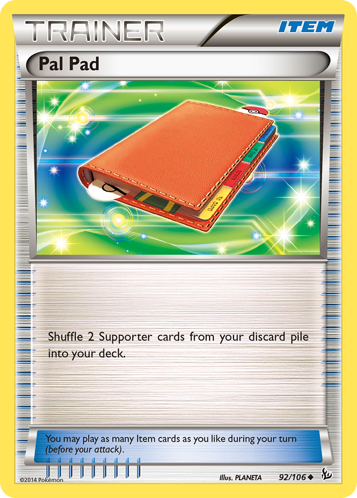 Pal Pad (92/106) [XY: Flashfire] | Galactic Gamez