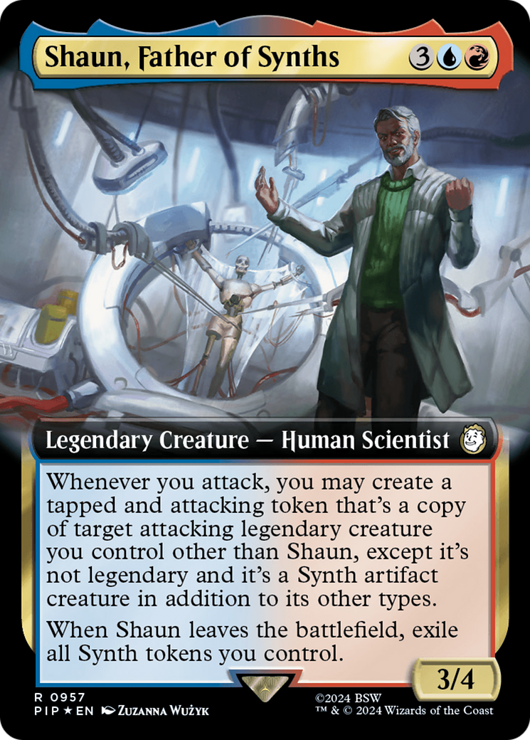 Shaun, Father of Synths (Extended Art) (Surge Foil) [Fallout] | Galactic Gamez