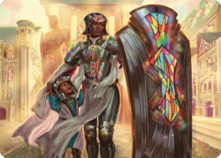 Guardian of New Benalia Art Card [Dominaria United Art Series] | Galactic Gamez