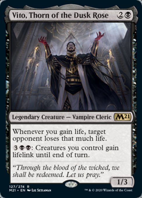 Vito, Thorn of the Dusk Rose [Core Set 2021] | Galactic Gamez