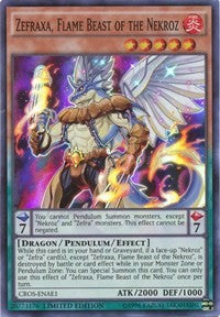 Zefraxa, Flame Beast of the Nekroz [CROS-ENAE1] Super Rare | Galactic Gamez