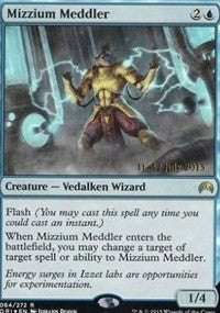 Mizzium Meddler [Prerelease Cards] | Galactic Gamez