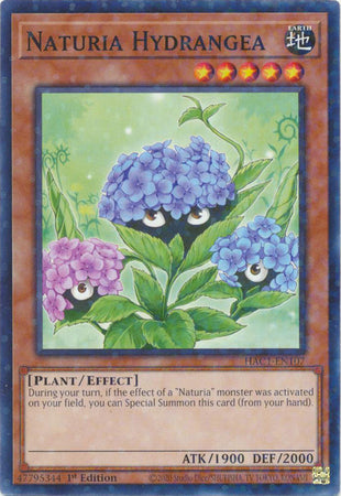 Naturia Hydrangea (Duel Terminal) [HAC1-EN107] Common | Galactic Gamez