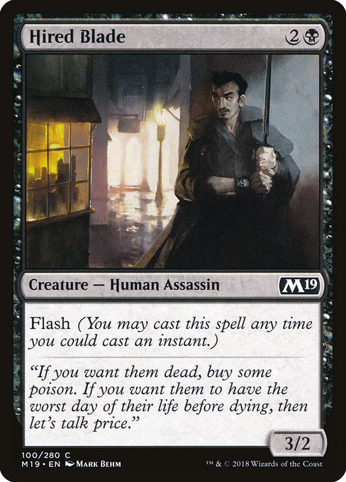 Hired Blade [Core Set 2019] | Galactic Gamez