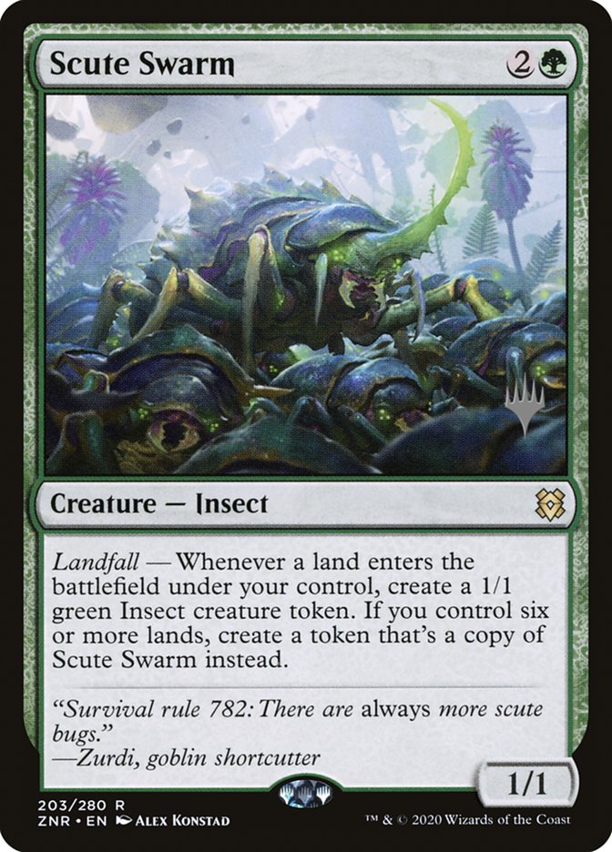 Scute Swarm (Promo Pack) [Zendikar Rising Promos] | Galactic Gamez